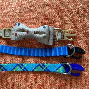 Bundle of 3 Boy Cat Breakaway Collars